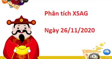 Phân tích XSAG 26/11/2020