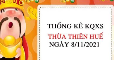 Thống kê xổ số Thừa Thiên Huế ngày 8/11/2021