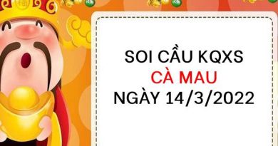 Soi cầu xổ số Cà Mau ngày 14/3/2022 hôm nay thứ 2