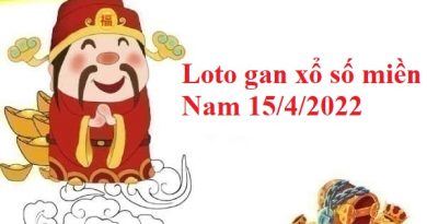 Loto gan xổ số miền Nam 15/4/2022