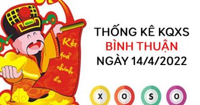 Thống kê kết quả xổ số Bình Thuận ngày 14/4/2022 hôm nay thứ 5