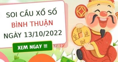 Soi cầu xổ số Bình Thuận ngày 13/10/2022 thứ 5 hôm nay