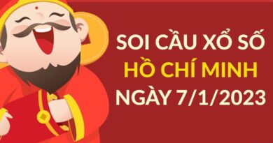 Soi cầu xổ số Hồ Chí Minh ngày 7/1/2023 thứ 7 hôm nay