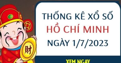 Thống kê xổ số Hồ Chí Minh ngày 1/7/2023 thứ 7 hôm nay