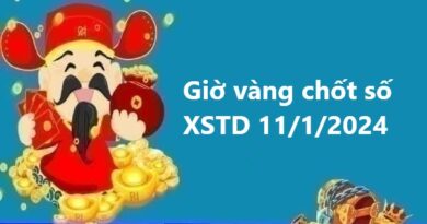 Giờ vàng chốt số dự đoán XSTD 11/1/2024