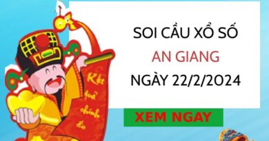 Soi cầu kết quả XSAG ngày 22/2/2024 hôm nay thứ 5