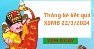 Thống kê kết quả miền Bắc 22/3/2024