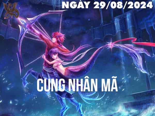 Thông tin con số may mắn cung Nhân Mã ngày 29/8/2024 thứ 5 hôm nay