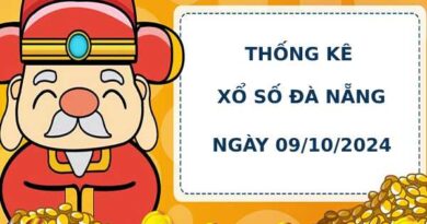 Thống kê phân tích xổ số Đà Nẵng 9/10/2024