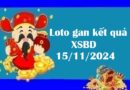 Loto gan kết quả xổ số Bình Dương 15/11/2024 thứ 6